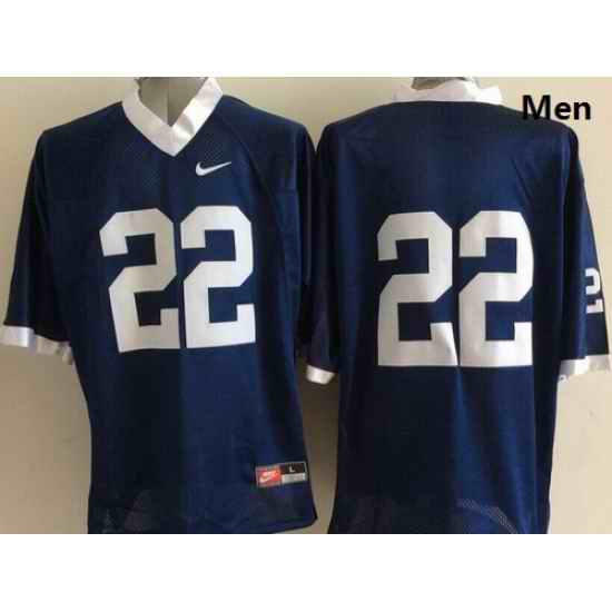 Men Penn State Nittany Lions 22 Blue College Jersey